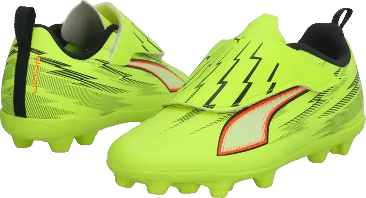 Dětské kopačky lisovky Puma Ultra 6 Play FG/AG SZ limetka