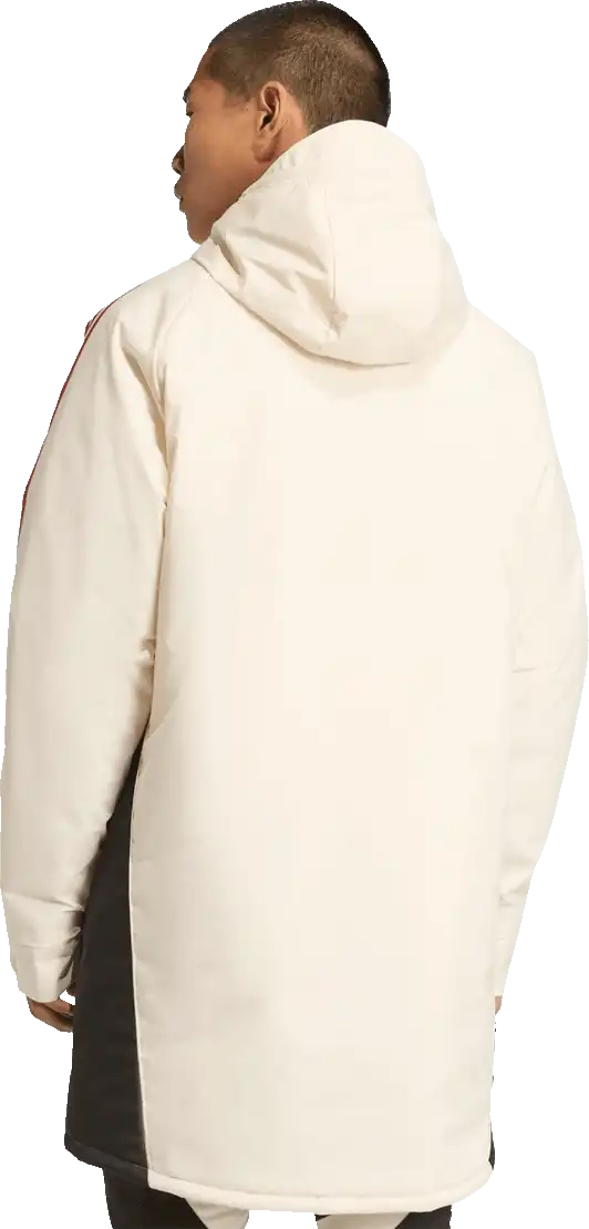 Pánská parka bunda s kapucí Adidas Liverpool FC 25/26 béžová