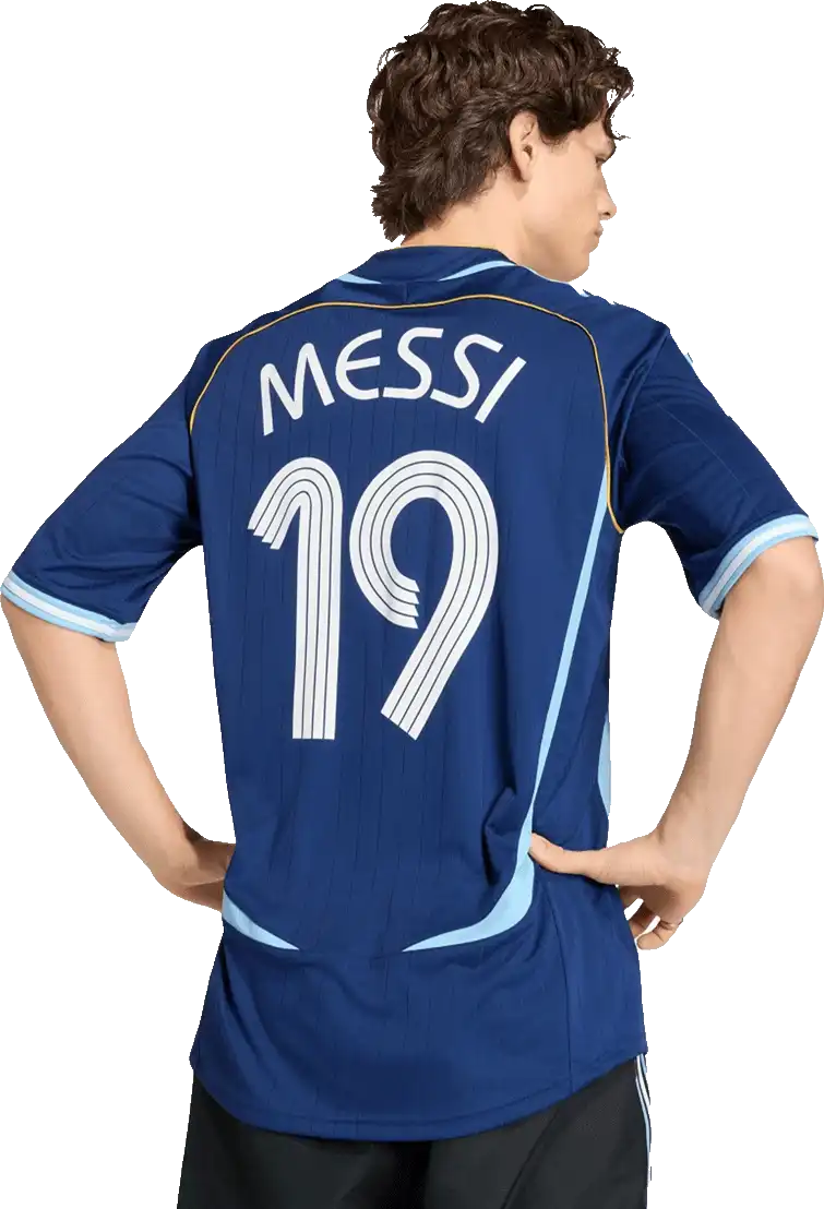 Pánský venkovní fotbalový dres Adidas Argentina 2026 Messi modrý