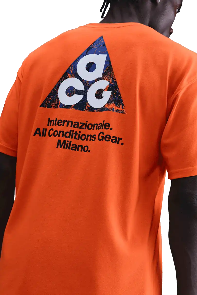 Pánské fotbalové tričko Nike Inter Milan x ACG 25/26 oranžové