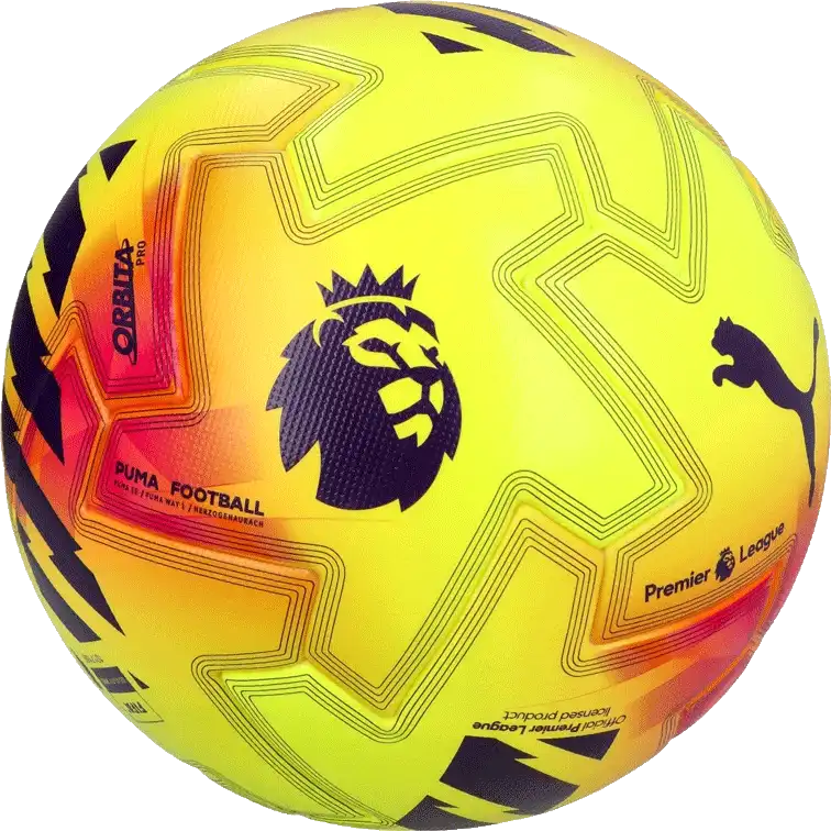 Fotbalový míč Puma Orbita Pro Lights Premier League velikost 5 žlutý