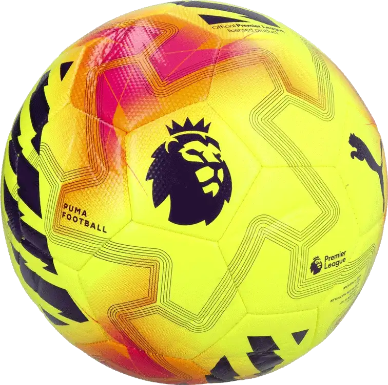 Fotbalový míč Puma Orbita Cup Lights Premier League velikost 4 žlutý