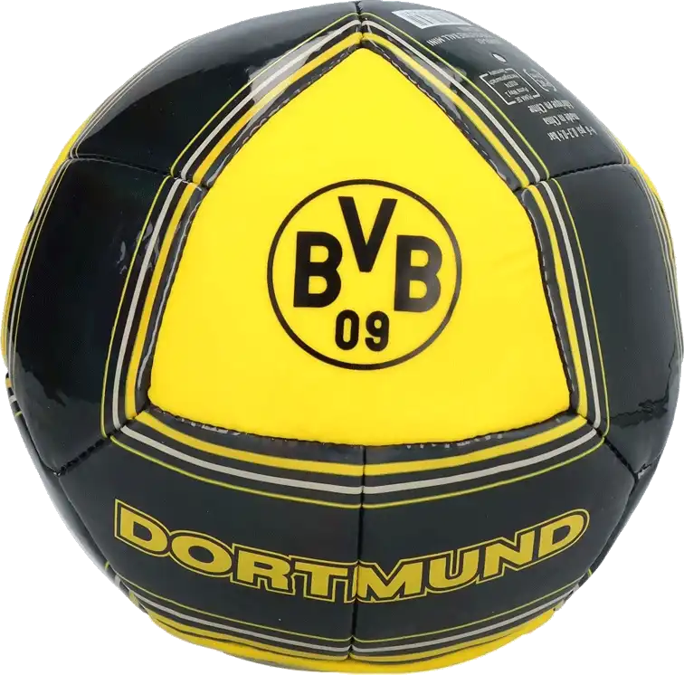 Fotbalový míč Puma Borussia Dortmund 25/26 FtblCulture velikost 1 Mini černý