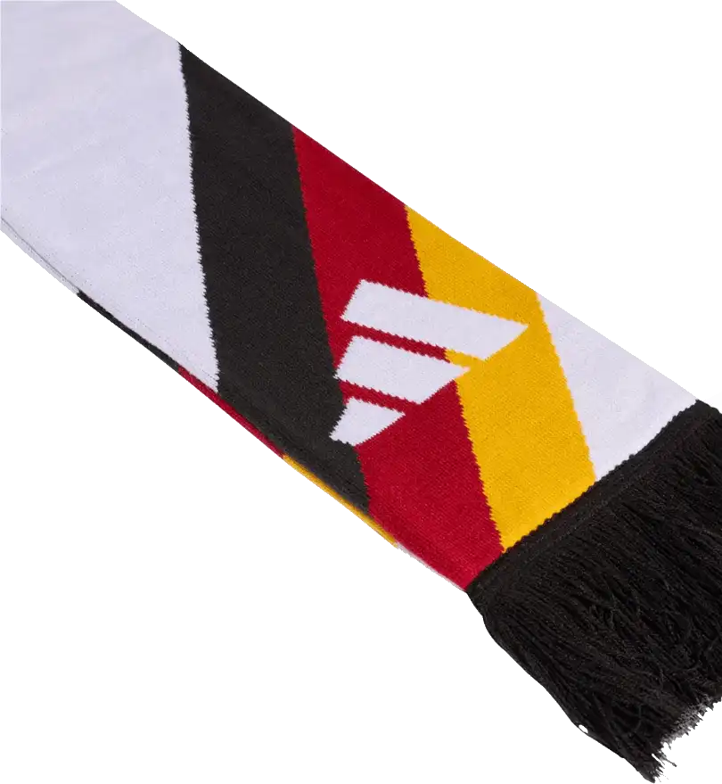 Unisex fotbalová šála Adidas Německo 2026 DFB vícebarevná 134x16 cm
