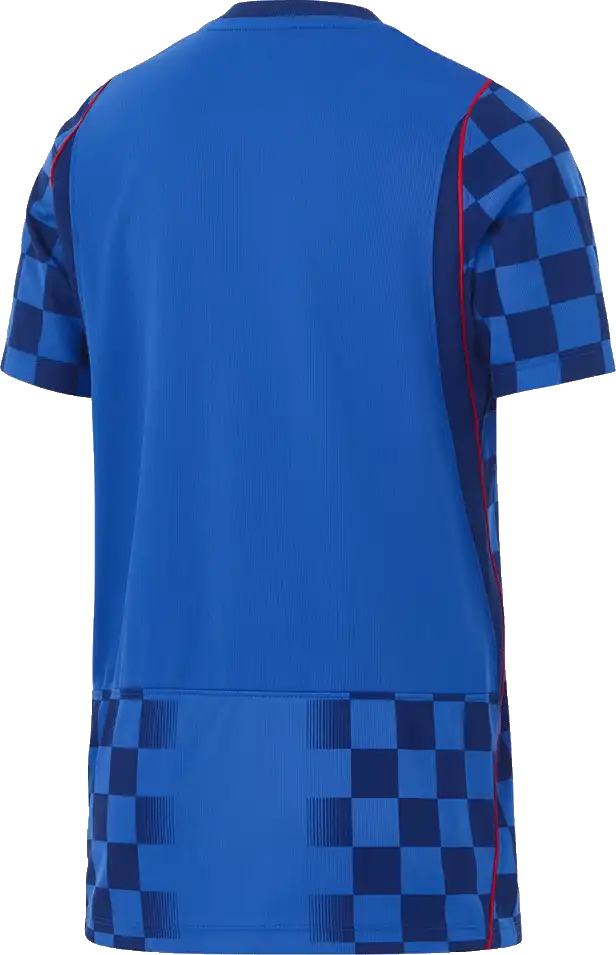 Dětský venkovní fotbalový dres Nike Chorvatsko 2026 modrý