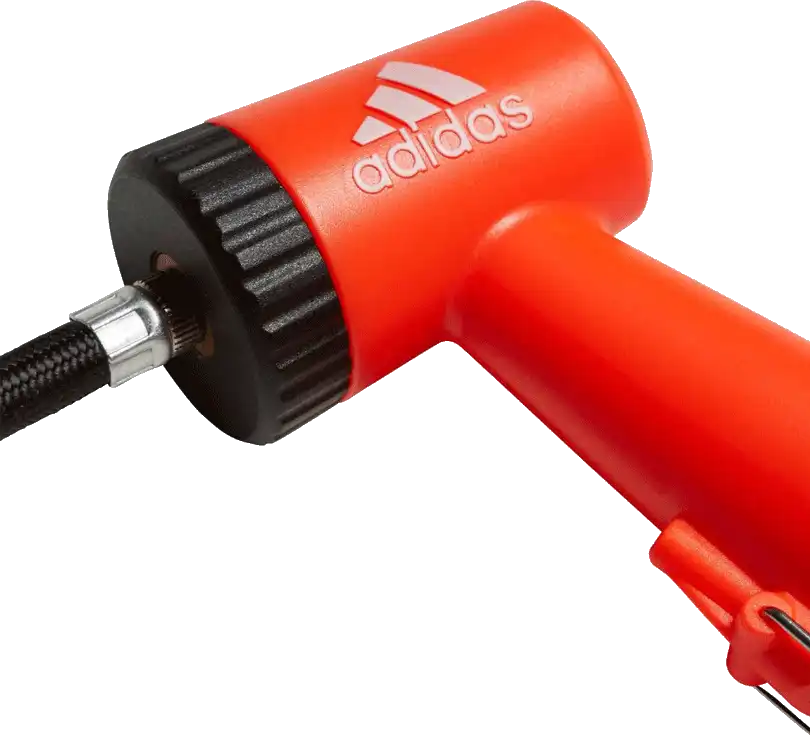 Pumpička s duálním systémem nafukování Adidas oranžová