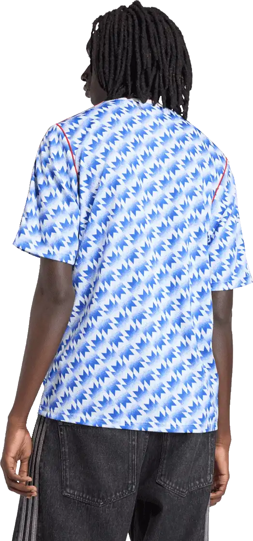 Pánský venkovní retro dres Adidas Manchester United 1990 modrý
