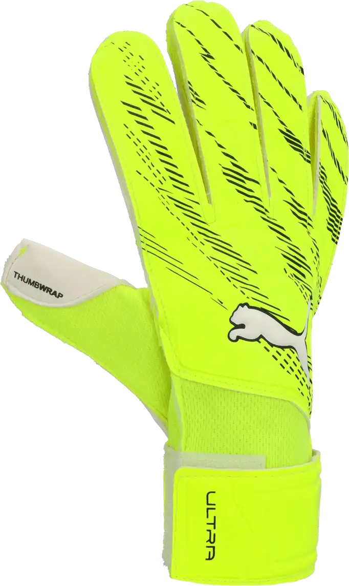 Pánské brankářské rukavice Puma Ultra Play RC limetka2