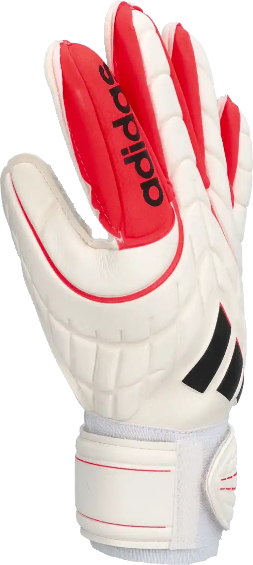 Dětské brankářské rukavice Adidas Copa Match Fingersave bílé2