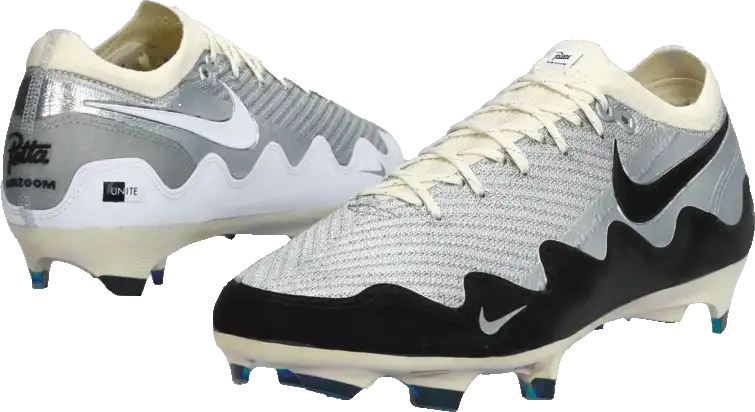Pánské lisovky Nike Zoom Mercurial Vapor 16 Elite x Patta FG stříbrné