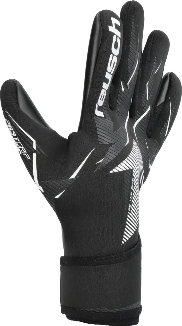 Dětské brankářské rukavice Reusch Fastgrip Infinity černé2