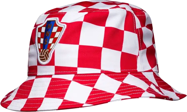 Unisex fotbalový klobouk Nike Chorvatsko 2026 Apex bílo-červený