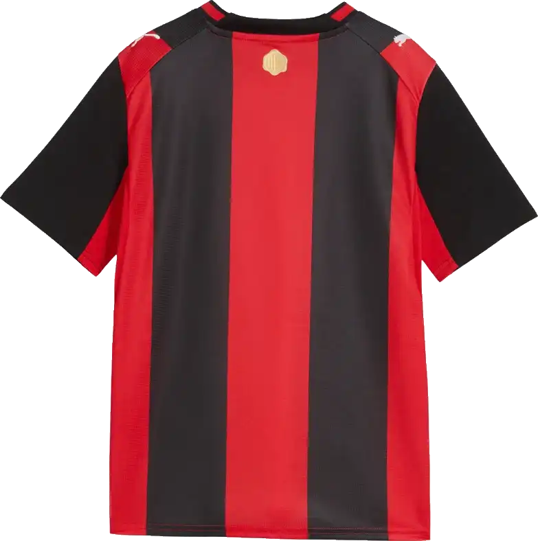 Dětský domácí fotbalový dres Puma AC Milan 26/27 černo-červený