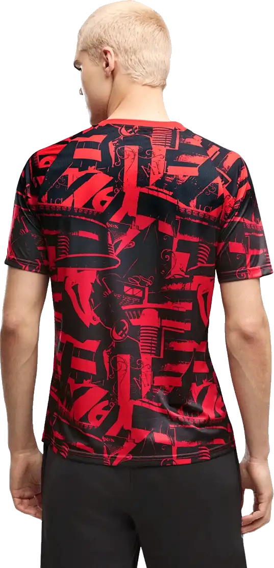 Pánský předzápasový fotbalový dres Puma AC Milan 26/27 červený