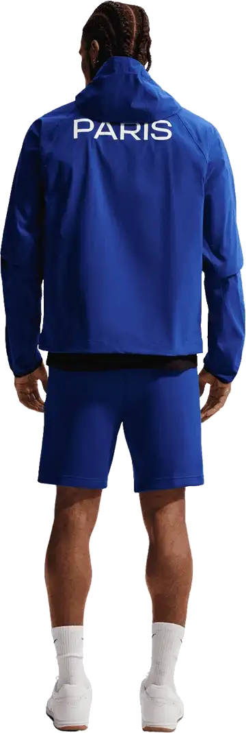 Pánské flísové šortky Nike PSG 26/27 Tech Fleece modré