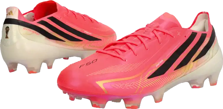 Pánské kopačky lisovky Adidas F50 Elite Hyperfast FG růžové