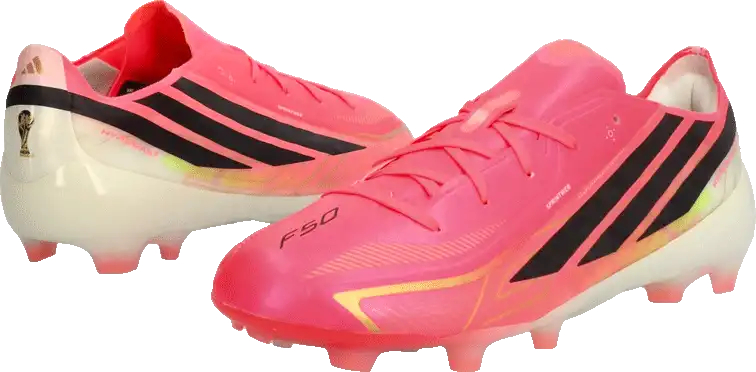 Dětské kopačky lisovky Adidas F50 Elite Hyperfast FG růžové