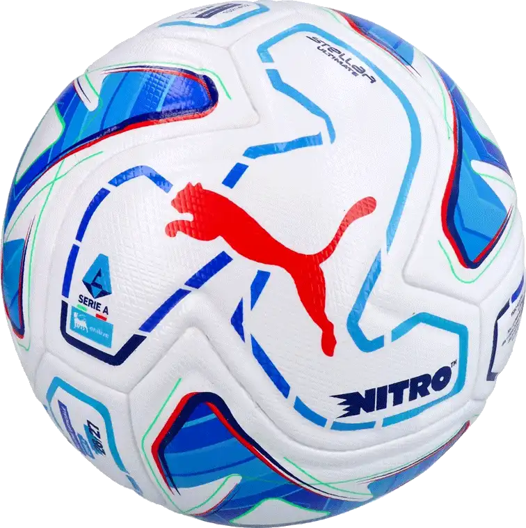 Fotbalový míč Puma Stellar Nitro Ultimate Serie A 26/27 velikost 5 bílý