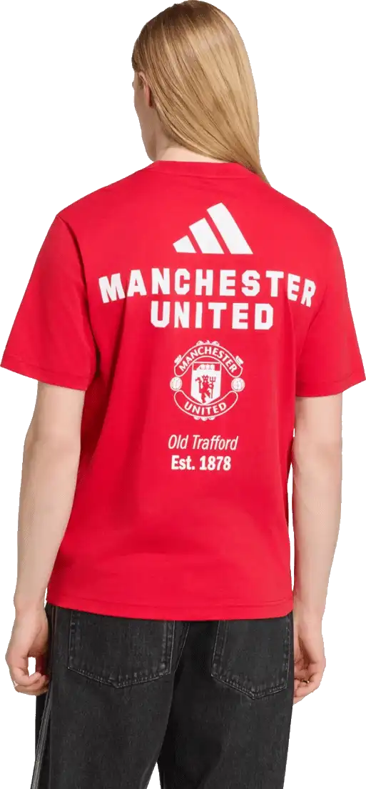 Pánské tričko Adidas Manchester United 26/27 Seasonal Graphic červené