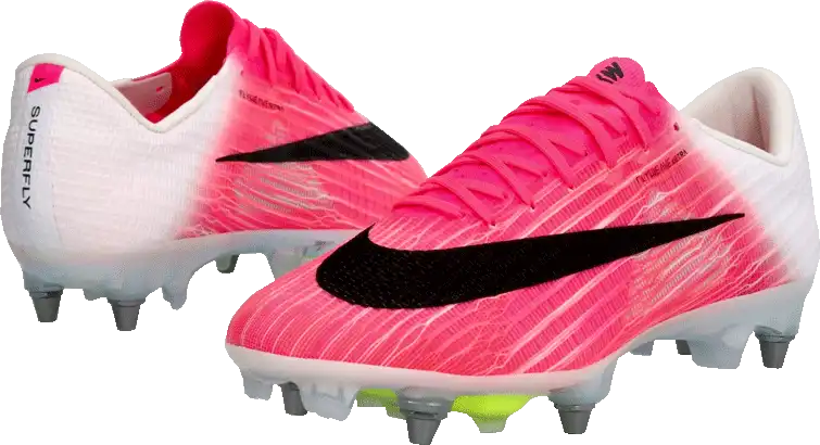 Pánské kolíky Nike Zoom Mercurial Superfly 11 Elite SG-PRO bílo-růžové