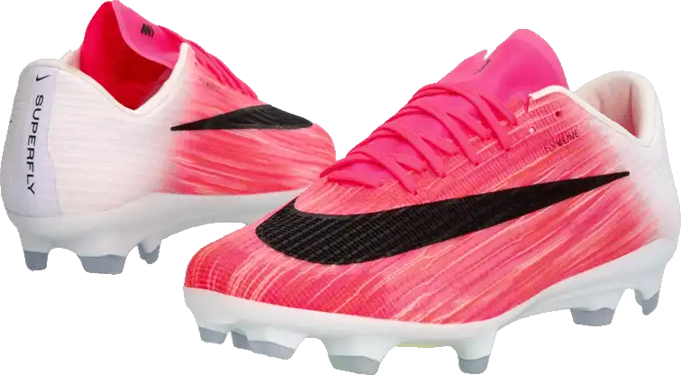 Pánské lisovky Nike Zoom Mercurial Superfly 11 Pro FG bílo-růžové