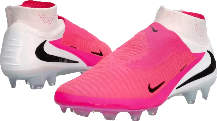 Pánské kopačky lisovky Nike Phantom 6 High Elite FG bílo-růžové