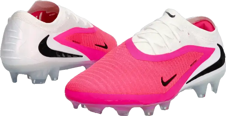 Pánské kopačky lisovky Nike Phantom 6 Low Elite FG bílo-růžové