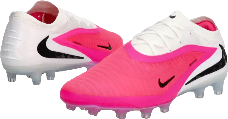 Pánské kopačky lisovky Nike Phantom 6 Low Elite AG-PRO bílo-růžové