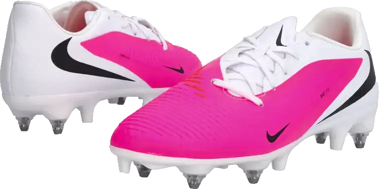 Pánské kolíky Nike Phantom 6 Low Academy SG-PRO bílo-růžové