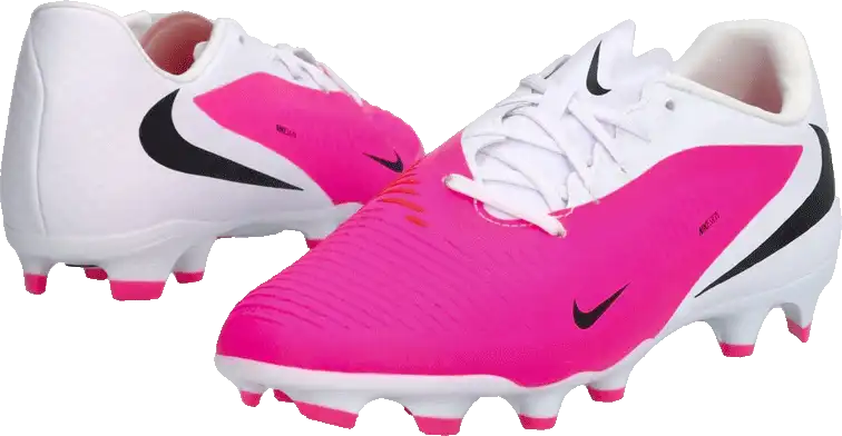 Pánské kopačky lisovky Nike Phantom 6 Low Academy FG/MG bílo-růžové