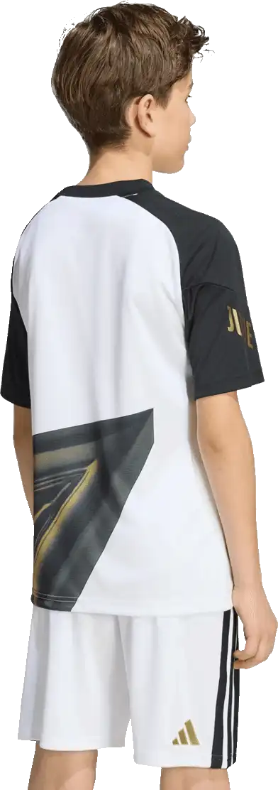 Dětský předzápasový dres Adidas Juventus FC 26/27 bílo-černý