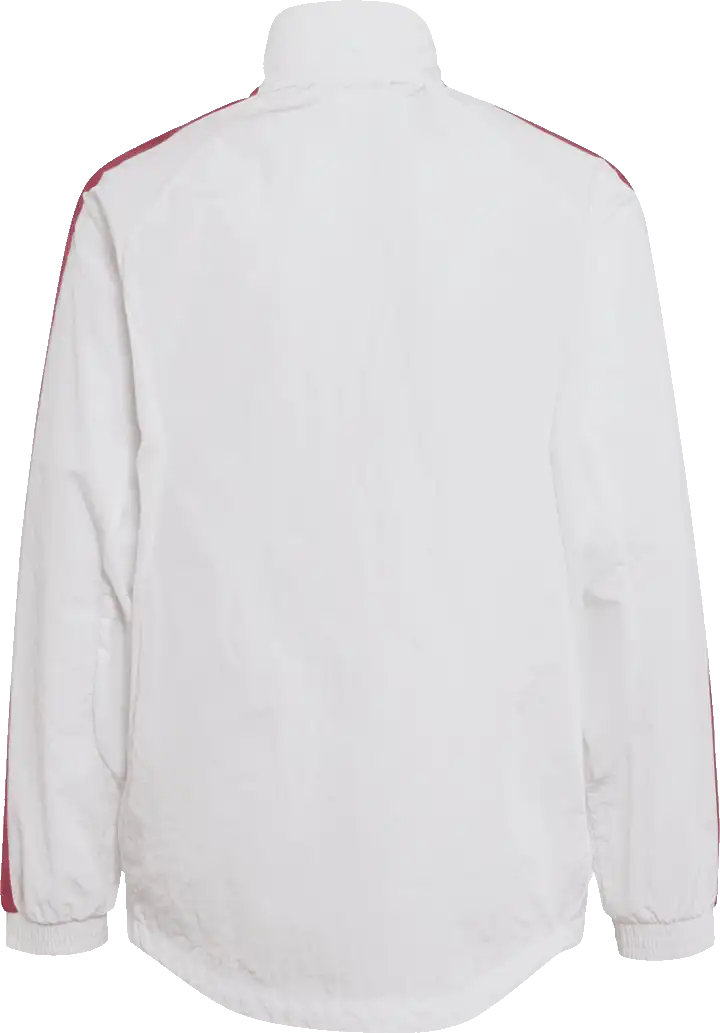 Dětská domácí bunda Adidas Real Madrid 26/27 Anthem bílá