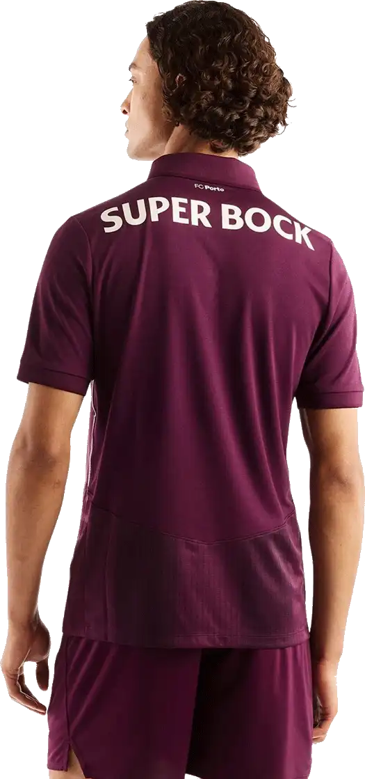 Pánský venkovní fotbalový dres New Balance FC Porto 26/27 bordó