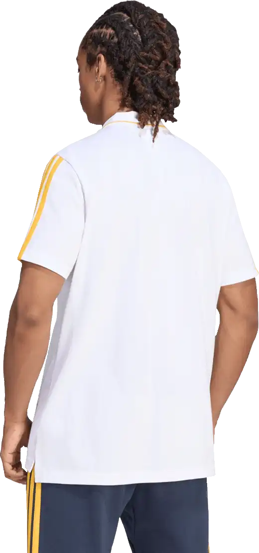 Pánská fotbalová polokošile Adidas Real Madrid 26/27 DNA Polo bílá