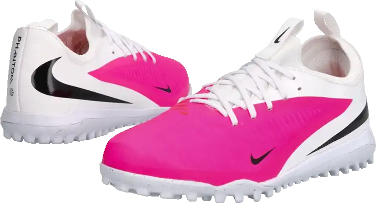 Dětské kopačky turfy Nike Phantom 6 Low Academy TF bílo-růžové