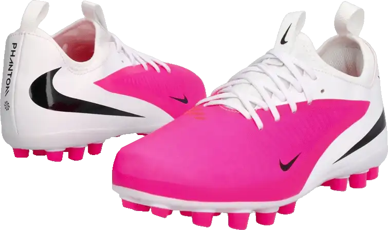 Dětské kopačky lisovky Nike Phantom 6 Low Academy AG bílo-růžové