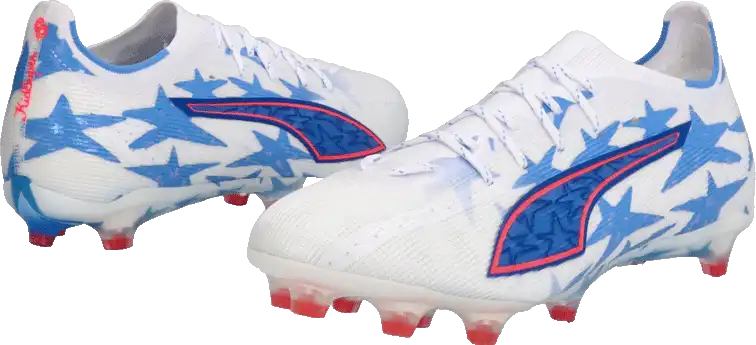 Pánské lisovky Puma Ultra 6 Pro KidSuper x Christian Pulisic FG/AG bílé