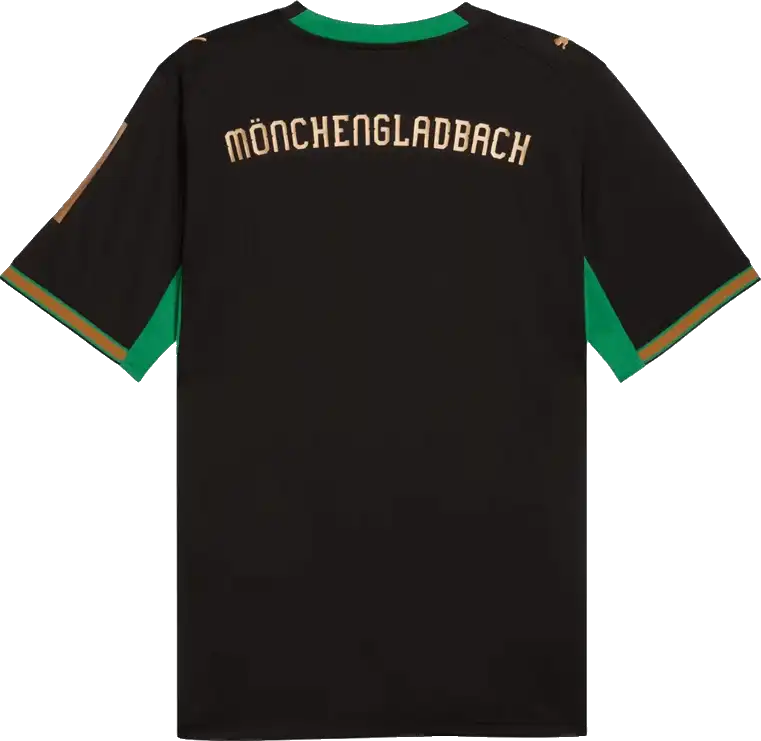 Pánský venkovní fotbalový dres Puma Borussia Mönchengladbach 26/27 černý