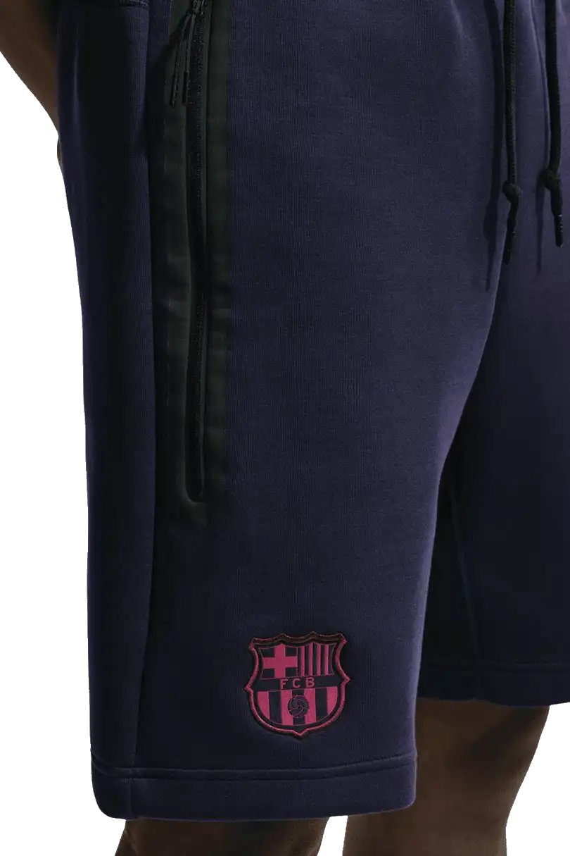 Pánské flísové šortky Nike FC Barcelona 26/27 Tech Fleece modré