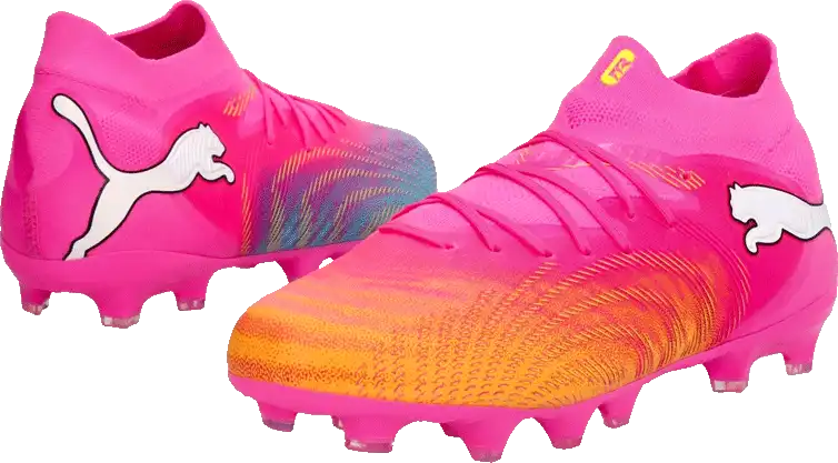 Dětské kopačky lisovky Puma Future 9 Pro FG/AG růžové