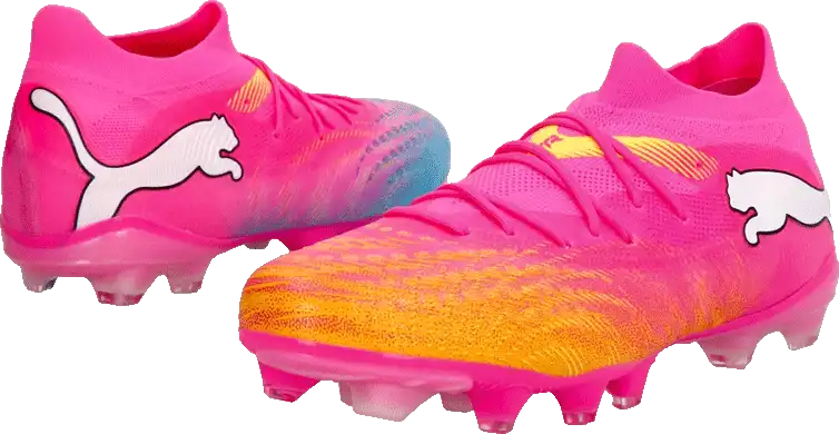 Pánské kopačky lisovky Puma Future 9 Match FG/AG růžové