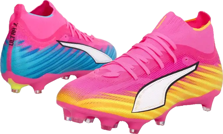 Dámské kopačky lisovky Puma Ultra 6 Match+ FG/AG růžové