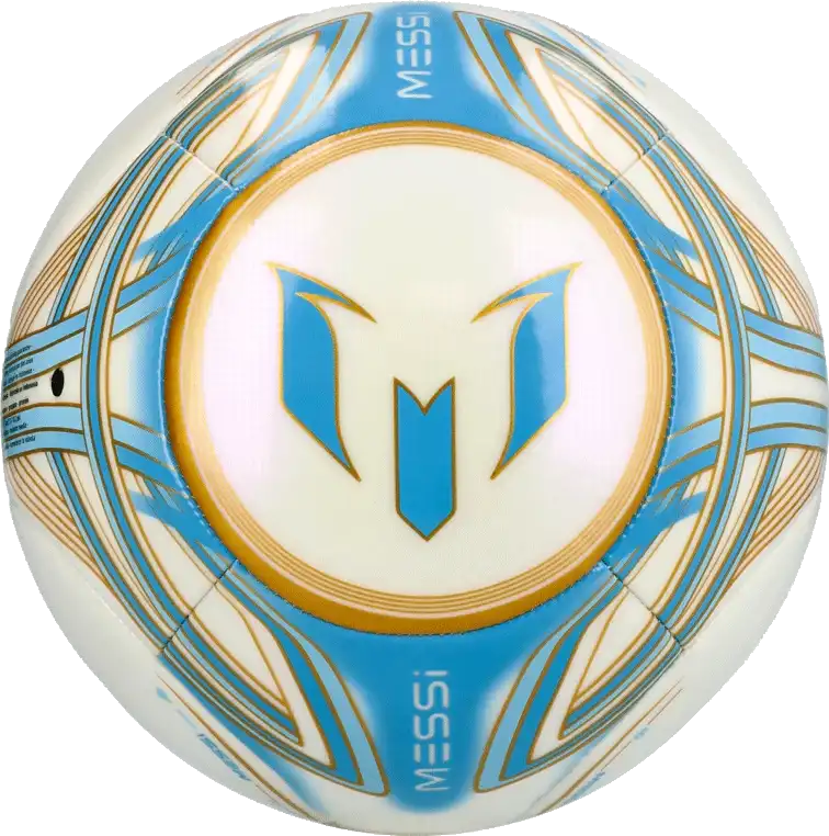 Fotbalový míč Adidas Messi Club velikost 5 bílo-blankytný