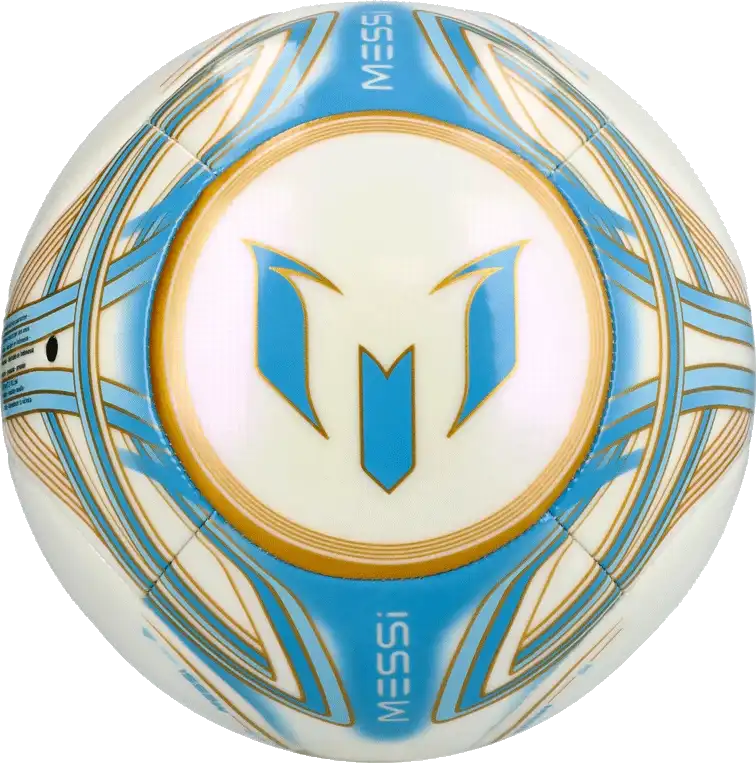 Fotbalový míč Adidas Messi Club velikost 3 bílo-blankytný