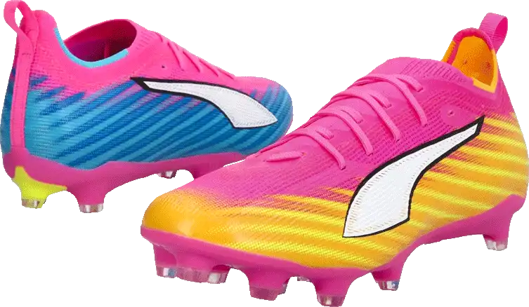Dětské kopačky lisovky Puma Ultra 6 Pro FG/AG růžové
