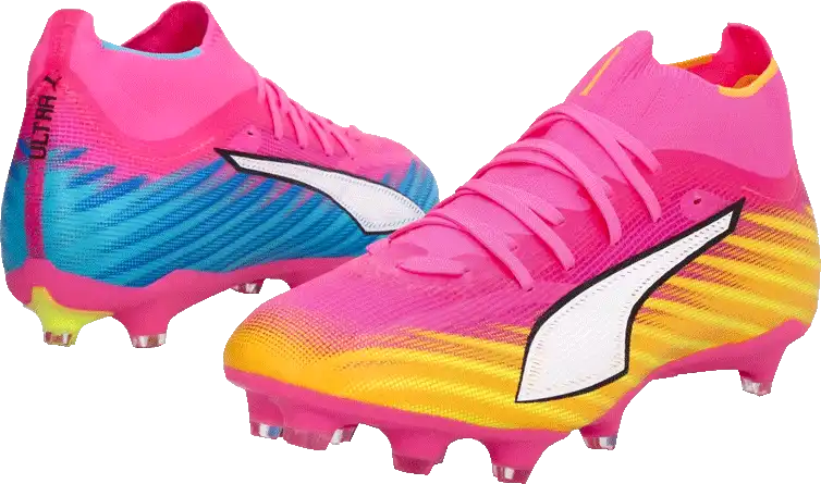 Pánské kopačky lisovky Puma Ultra 6 Match+ FG/AG růžové