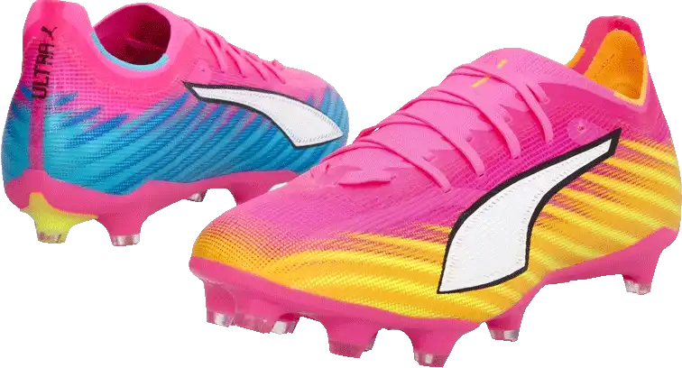 Pánské kopačky lisovky Puma Ultra 6 Match FG/AG růžové
