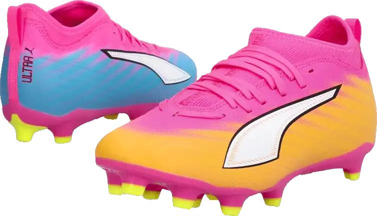Dětské kopačky lisovky Puma Ultra 6 Match FG/AG růžové