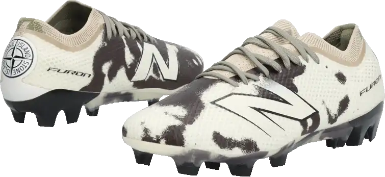 Pánské kopačky lisovky New Balance x Stone Island Furon V9 Elite FG šedé