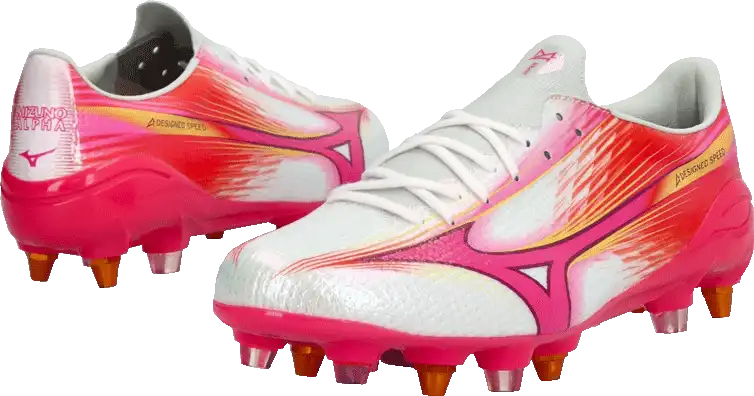 Pánské kopačky kolíky Mizuno Alpha III Japan Mix růžové